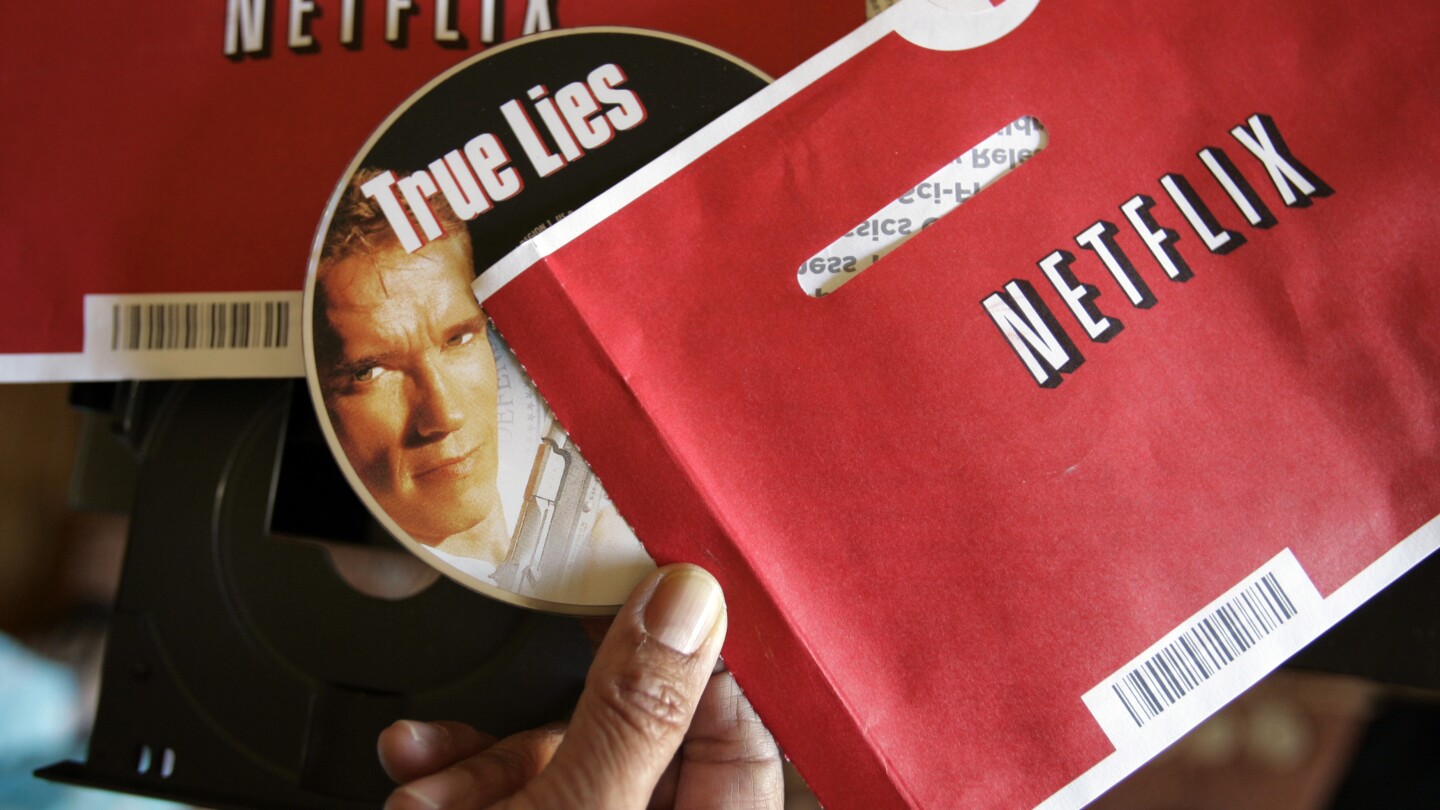 Netflix s DVD by mail service will officially shut down AP News